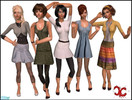 Sims 2 — Natural Teens by cippa1982 — 5 outfits for female teen sims. Don\'t forget to download the required mesh (Ut8)