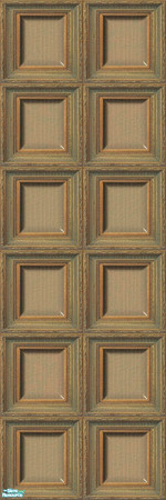 Sims 2 — Old Panel Wall Set (for Earcat) by eriduserpent — I forgot this panel...it is meant to be in the set. Designed