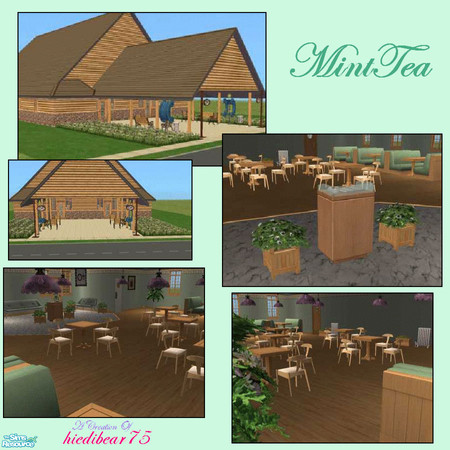 Sims 2 — Mint Tea by hiedibear75 — Mint Tea is the perfect place to go for lunch with family & friends or a special