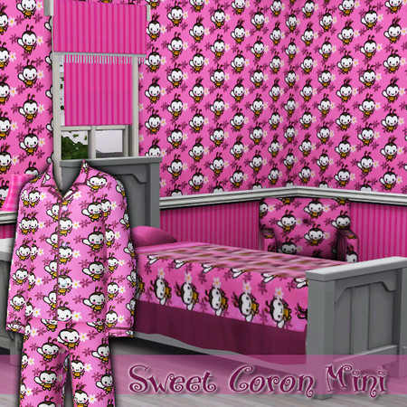 Sims 3 — kipTSR-Sweet Coron Mini by kittyispretty69 — A fun and colorful pattern for your sim children, a cute bumblebee