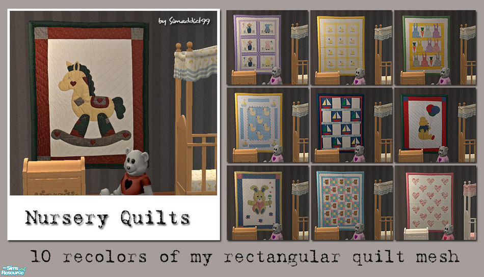 The Sims Resource Nursery Quilts