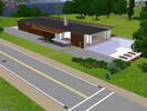 Sims 3 — Modular House V2 by Lirael42 — Beautiful modern modular house in a natural environment with a large garden and 2