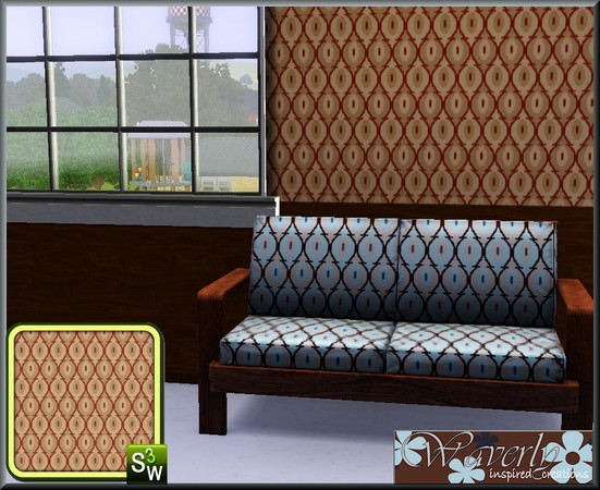 Sims 3 — Thomasville #15 by Waverly — The 15th in a line of patterns inspired by Thomasville. by waverly