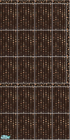 Sims 2 — Zebrano - Wall 10 by Mekhi — An elegant tiled wall for your kitchen or bathroom. Part of the Zebrano set. Enjoy!