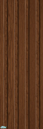 Sims 2 — Studio K Vertical Wide Wood 02 - Chocolate by StudioKhagerks — 