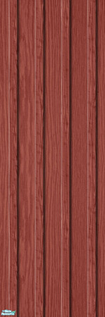 Sims 2 — Studio K Vertical Wide Wood 02 - Burnt Coral by StudioKhagerks — 