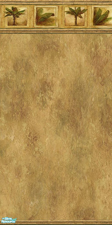 Sims 2 — Desert Wall Set - Desert Wall 1 by Gumby_Girl — A set of 4 Desert themed walls. Comes in golden brown and