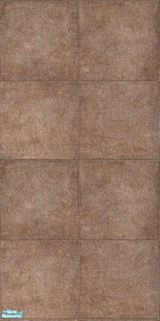 Sims 2 — Bathroom Wall and Floor Set - Mocha Wall Tile by Gumby_Girl — A set of 3 walls and 6 matching floor tiles for