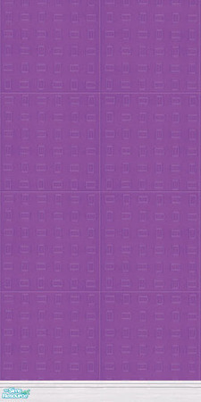 Sims 2 — Retro Bathroom Wall and Floor Set - Purple Retro Wall 2 by Gumby_Girl — A set of matching 10 walls and 10 floor