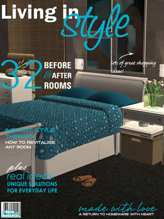 Sims 2 — Madison Bedroom - bed by Nanshi — Based on a set by Shino & KCR. You must have those meshes in order to use