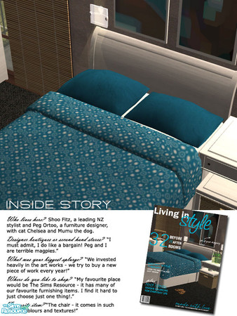 Sims 2 — Madison Bedroom - Pillows by Nanshi — Based on a set by Shino & KCR. You must have those meshes in order to