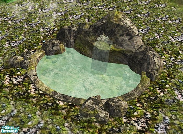 Sims 2 — Backyard Paradise - Hot Tub by SaeraMaples — Build your own backyard getaway.