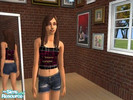 Sims 2 — I kissed a vampire....And I liked it! by QueenEmzy — Twilight inspired vampire tank by QueenEmzy