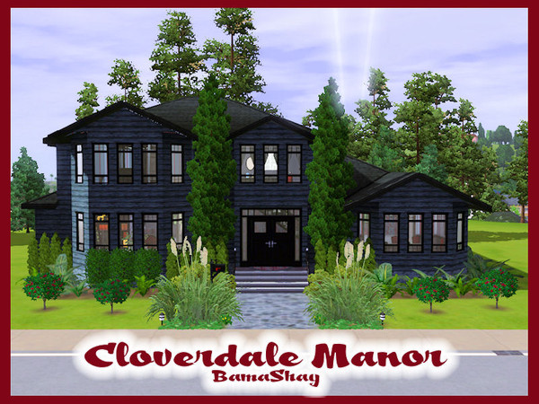 Sims 3 — Cloverdale Manor by SimminShay — Cloverdale Manor is a 2 story 3 bedroom house with 3 1/2 baths. It features a