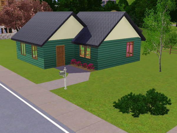Sims 3 — Dream Starter by sunnyside48 — Light and bright starter home. Perfect for the young couple just beginning their