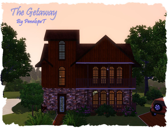 Sims 3 — 752 Wilderness Drive by PenelopeT — This cabin is perfect for those Sims that just want to get away from it all.