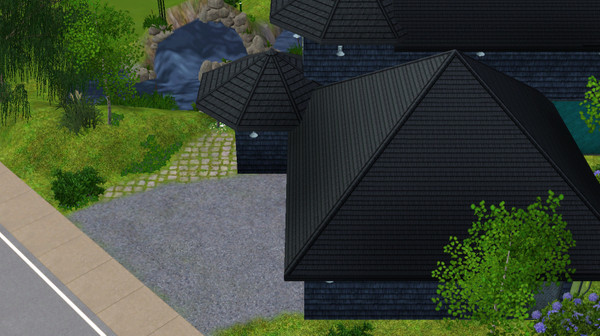 Sims 3 — Lost Creek Falls by DragonQueen — Bubbling from an underground spring, the little waterfall creates a picture