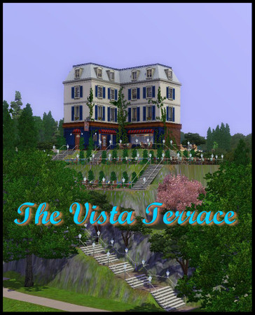 Sims 3 — The Vista Terrace by mjscabin — Enjoy wonderful food with a wonderful view!
