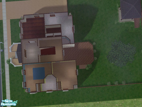 Sims 2 — Ashview Manor by jdbd2911 — The house is large and has columns on every corner of the house. I built a club