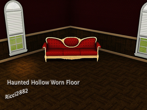 Sims 3 — Haunted Hollow-Old Worn Floor by TheNumbersWoman — For your less than fashionable floors by Ricci2882