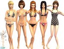 Sims 2 — Summer Skin by Konstantine — A set of 5 swimsuits!