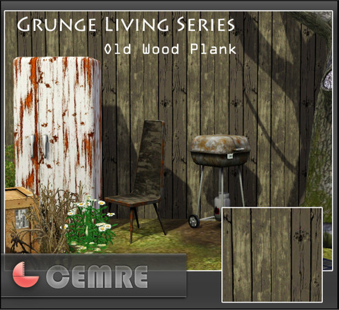 Sims 3 — Grunge Living Series - Old Plank by cemre — This plank is a part of Grunge Living Series. By Cemre