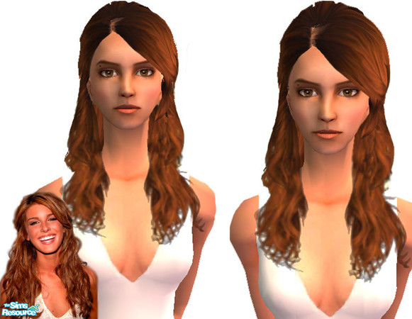 Sims 2 — Shenae Grimes\'s Hair by stamos1993 — [Teen through Elder]