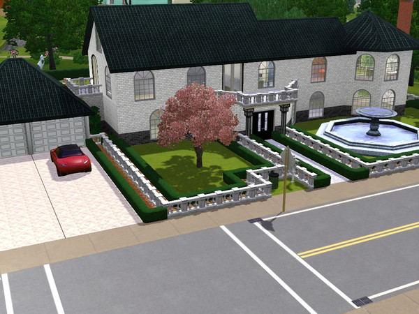 Sims 3 — Diamond-Road 1 by maxi king — a large House with a lage pool,two bathrooms and tree bedrooms.Enjoy A big Thank