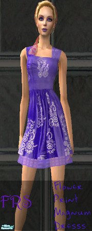 Sims 2 — FRS SET 4-Magnum Dress Set[For Shining Nights] - 5f7e0962 Magnum-3 by Fresco — Flower Print Magnum Dress FRS
