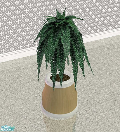 Sims 2 — Soto Bedroom Plant by SaeraMaples — Modern patterns with light wood, a charming bedroom.
