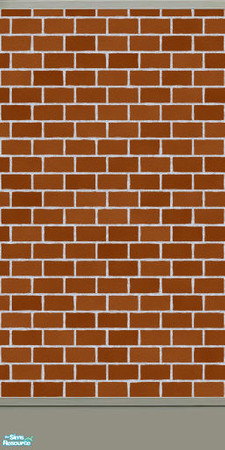 Sims 2 — MRC Old Brick Walls - Lower by MidnightRose — Lower section of the MRC Old Brick Wall set. Mix and Match as you
