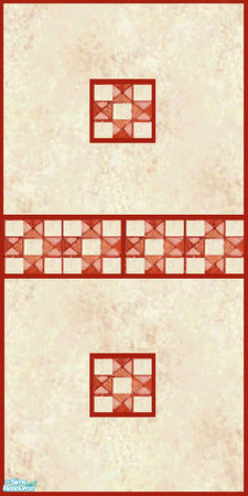 Sims 2 — Florecita Set - Florecita Tiles Wall 9 by SofijaDosen — Price in game is 1$. Catalog placement is Tile. Hope you