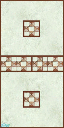 Sims 2 — Florecita Set - Florecita Tiles Wall 3 by SofijaDosen — Price in game is 1$. Catalog placement is Tile. Hope you