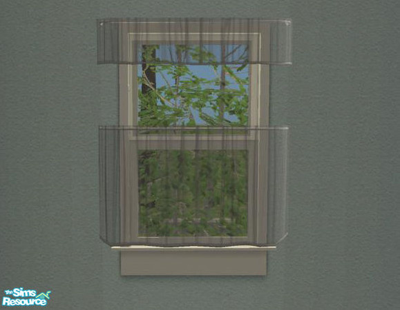 Sims 2 — Kitchen Silver - Curtain by ShinoKCR — 