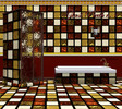 Sims 3 — Glass bath - hot n' spicy by Jessichaos — Translucent glass-look tile in warm, spicy hues. Random colour