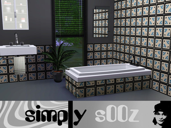 Sims 3 — Gentle Tile by s00z — Repeating Pattern
