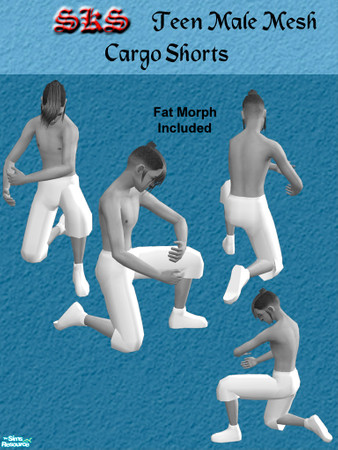 Sims 2 — Mesh_TMBS Board Shorts by 71robert13 — Teen Male Mid calf length Shorts Perfect for \"Board shorts\".
