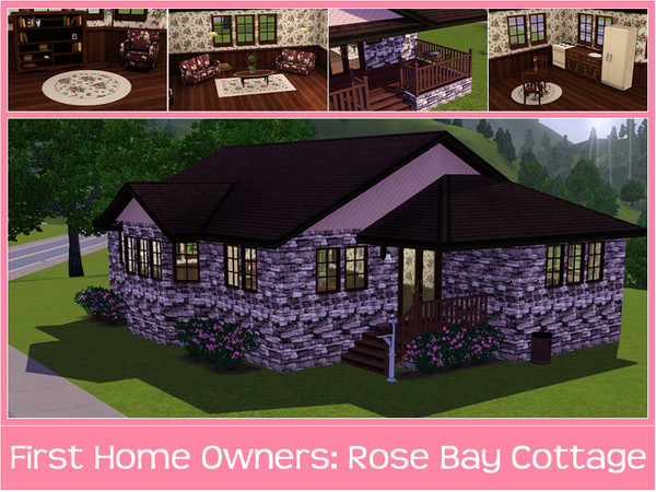 Sims 3 — First Home Owners: Rose Bay Cottage by Illandrya — This charming little cottage is a wonderful starter for any