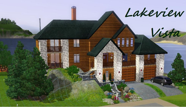 Sims 3 — Lakeview Vista by cheerleader06 — This beautiful lakeside vista is fully furnished, with great views and outdoor