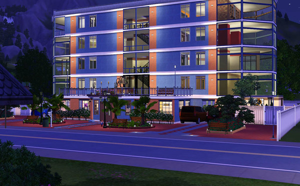 Sims 3 — Condotel by lj_so2301 — Condotel 5storey house, with 8units with complete bedroom, bath, living and dinning