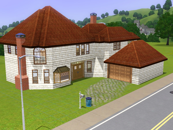 Sims 3 — Crafty Beach Home by missinyou — A two story, arts and crafts, beach like house. Complete with 6 bedrooms,