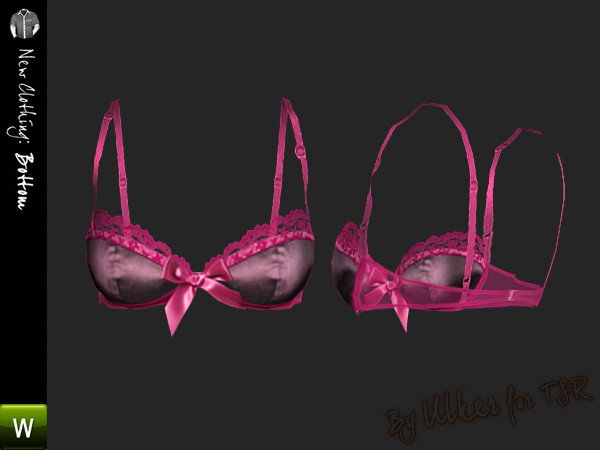 Sims 3 — Ulker_Bra1 by ulker — A nice silk bra with lace trim.