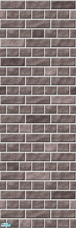 Sims 2 — Studio K Brick 02 - Plum Brown by StudioKhagerks — 