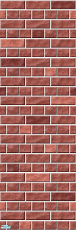 Sims 2 — Studio K Brick 02 - Burnt Coral by StudioKhagerks — 