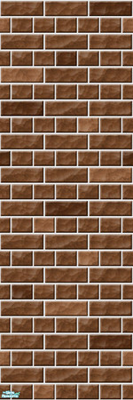 Sims 2 — Studio K Brick 02 - Chocolate by StudioKhagerks — 