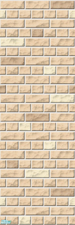 Sims 2 — Studio K Brick 02 - Apricot by StudioKhagerks — 