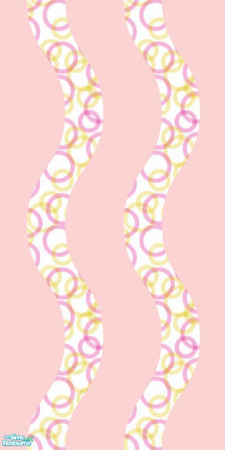 Sims 2 — EponaGroovyPinkSet1 - Egvp10w by EponaValkyrie — A paint wall in a groovy retro style. Solid pink colour