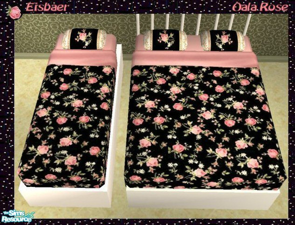 Sims 2 — Mira Oala Rose - Bedding Sea of Roses by Eisbaerbonzo — Bedding for rose lovers