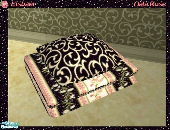 Sims 2 — Mira Oala Rose - Matress by Eisbaerbonzo — Decorative pillow and blanket