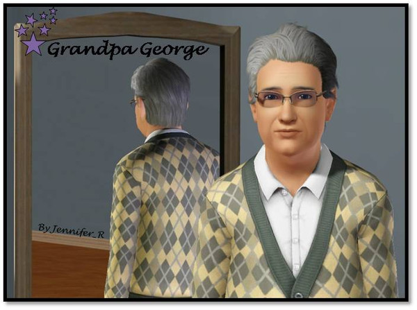 Sims 3 — Grandpa George by Jennifer_R — Grandpa George is a friendly fellow and spends most his days outside tending to